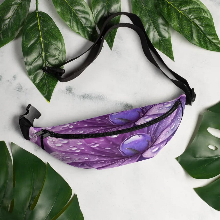 Phoenix Fire Lavender Flower Fanny Pack product image (5)