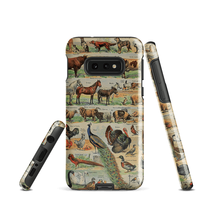 Vintage Animal Chart Samsung® Tough Case product image (3)