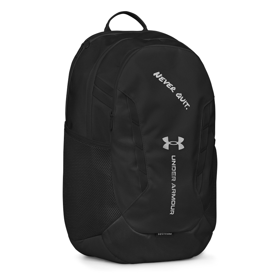 Monochrome Zigzag Backpack Never quit product image (3)