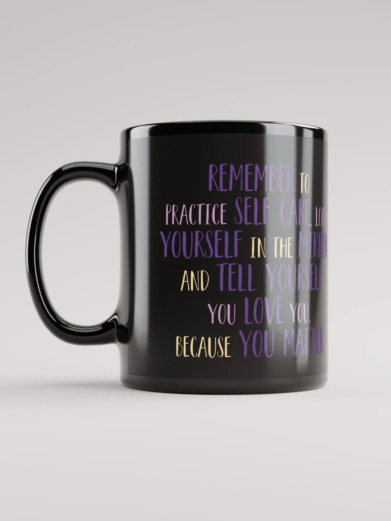 Self Care Mug - Black product image (12)
