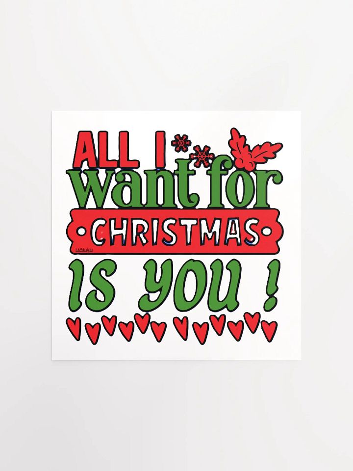 ALL I WANT FOR CHRISTMAS IS YOU! product image (1)