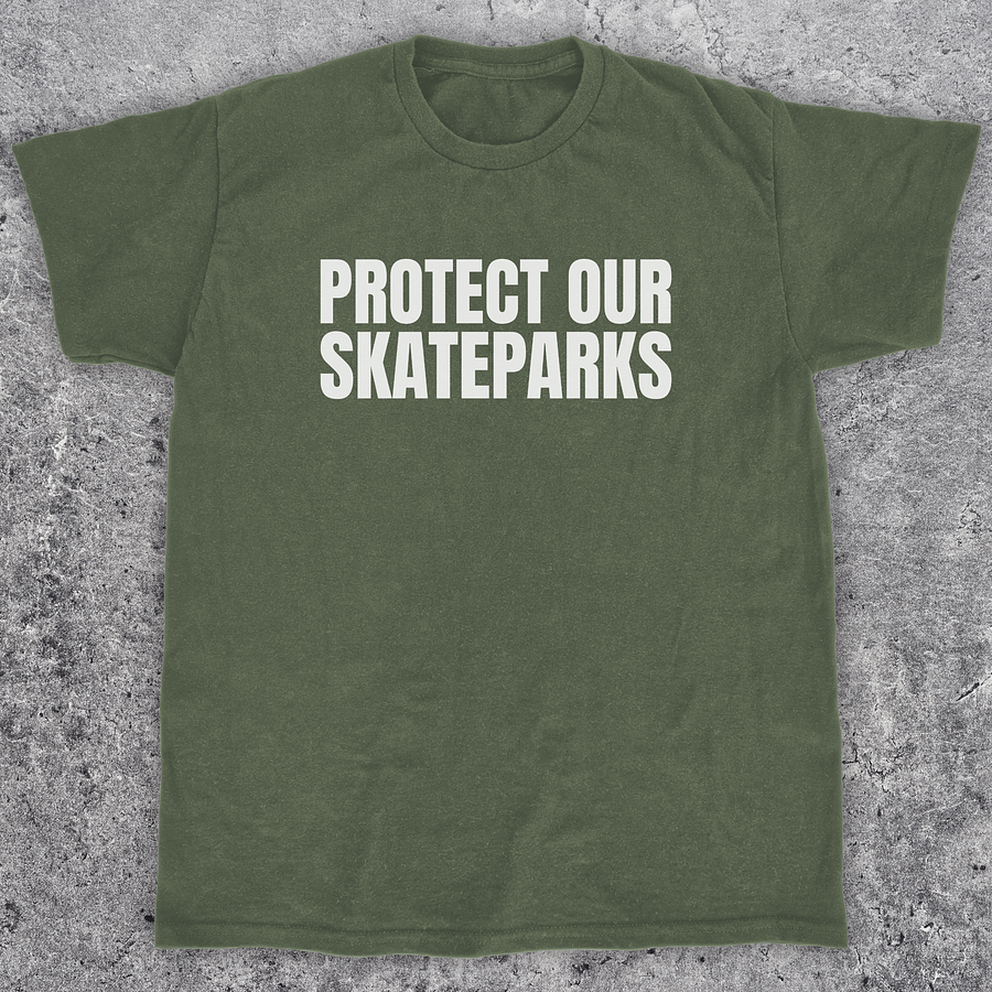 Protect our skateparks, Skateboarding t-shirt, Unisex product image (1)