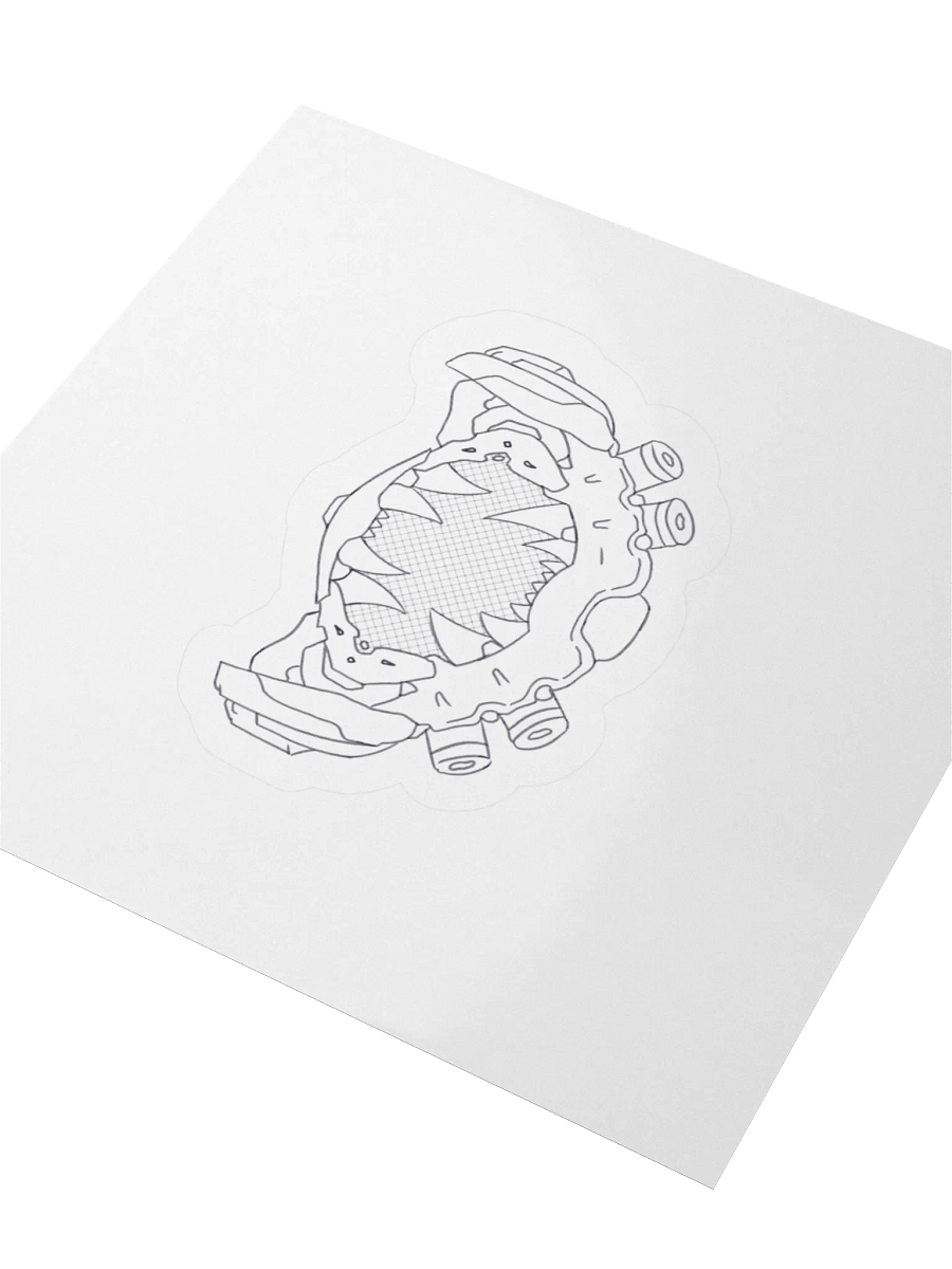 Cyber Oni Kiss Cut Stickers product image (3)