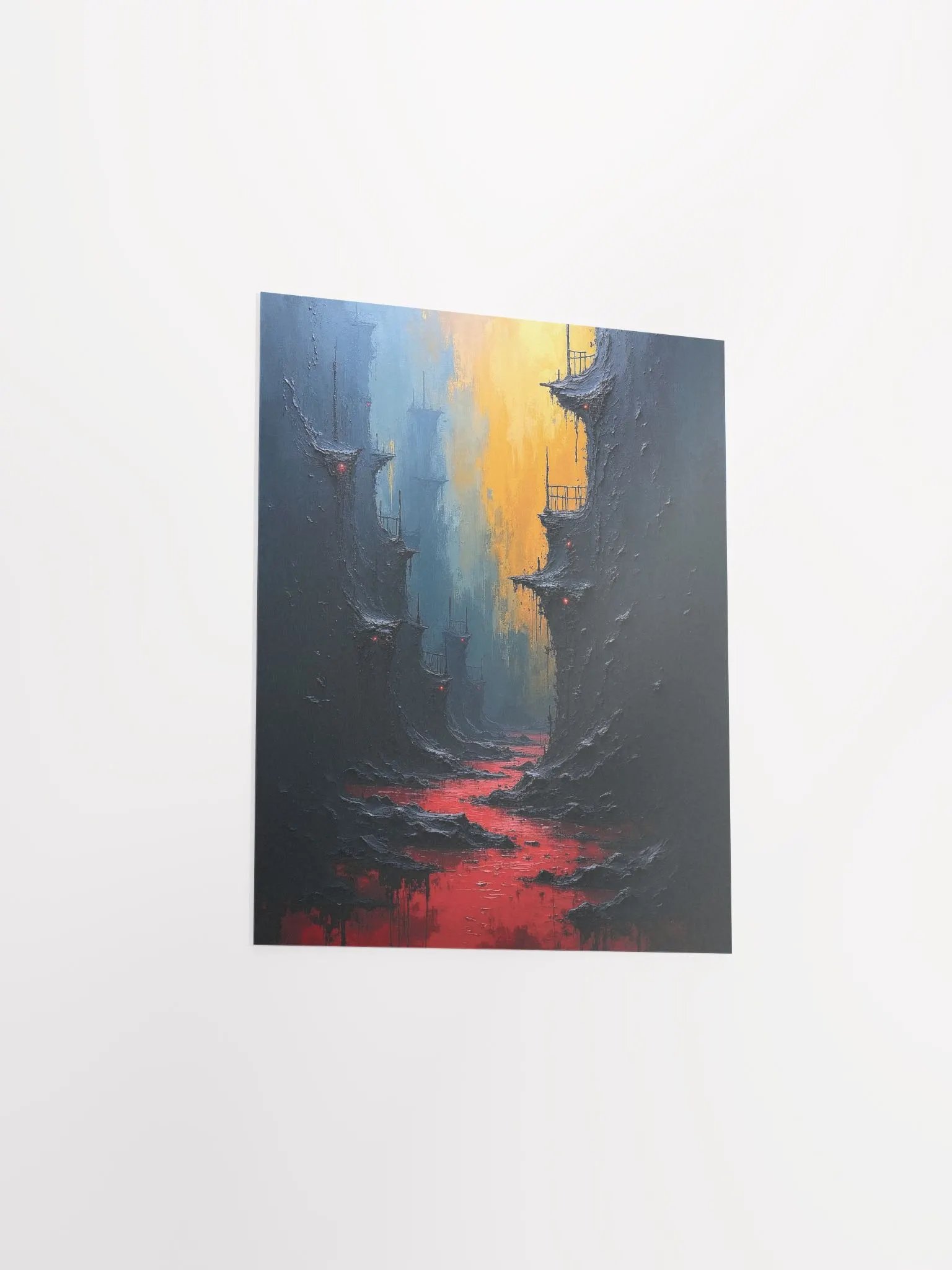 Fiery Abyss Matte Poster product image (12)