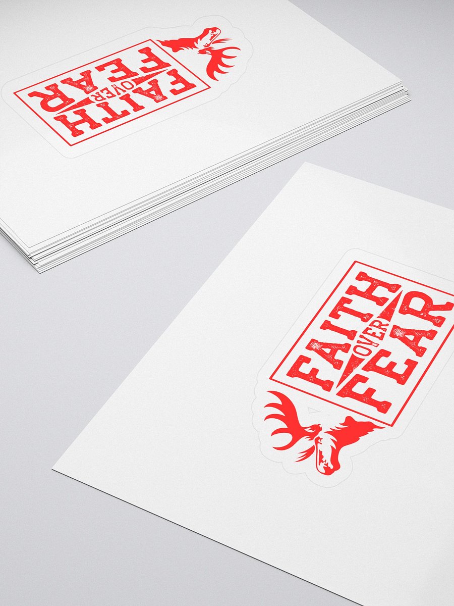 Fatih Over Fear - RED - Sticker product image (4)