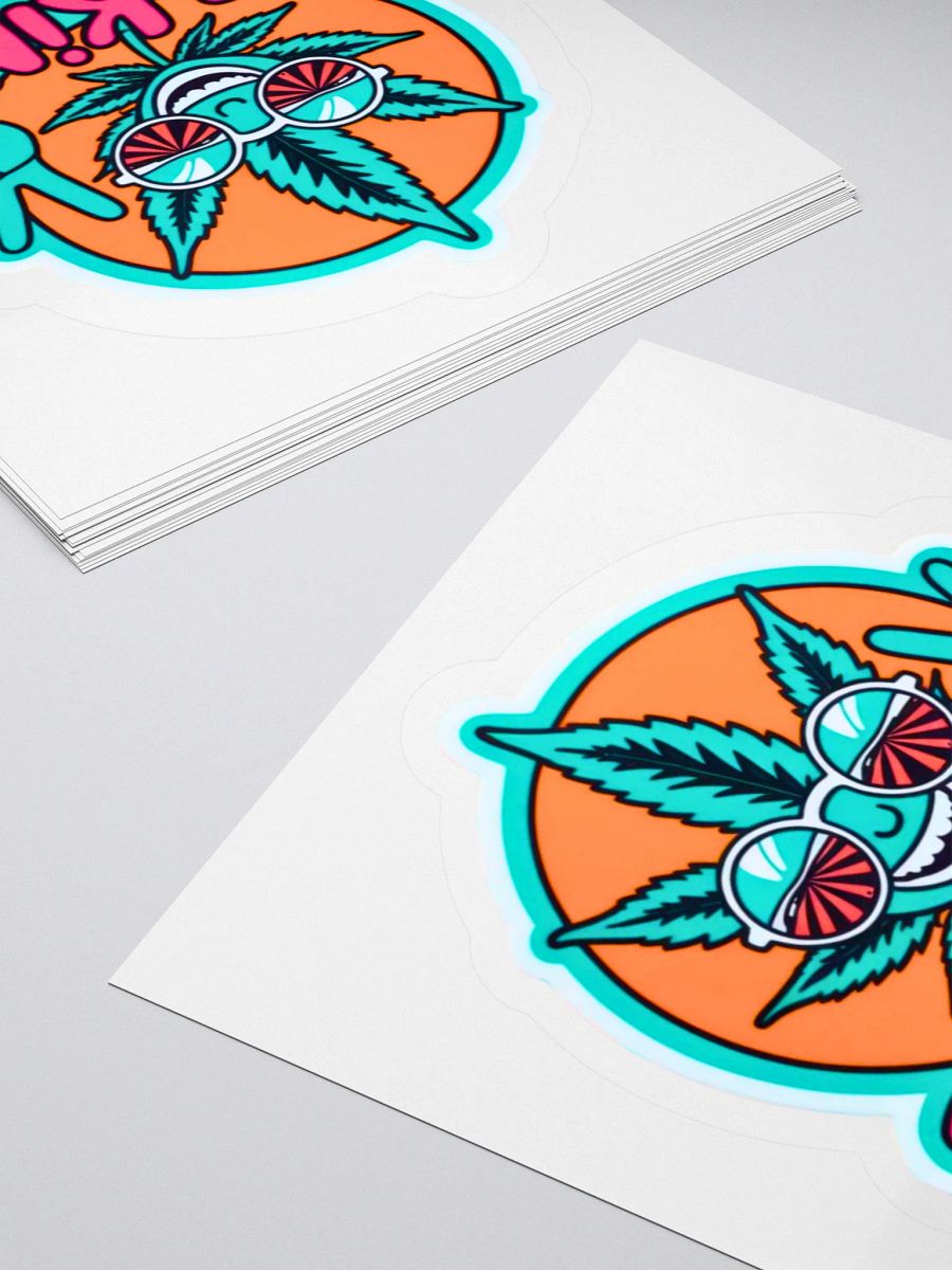 Peaceful Pot Leaf Sticker Set product image (10)