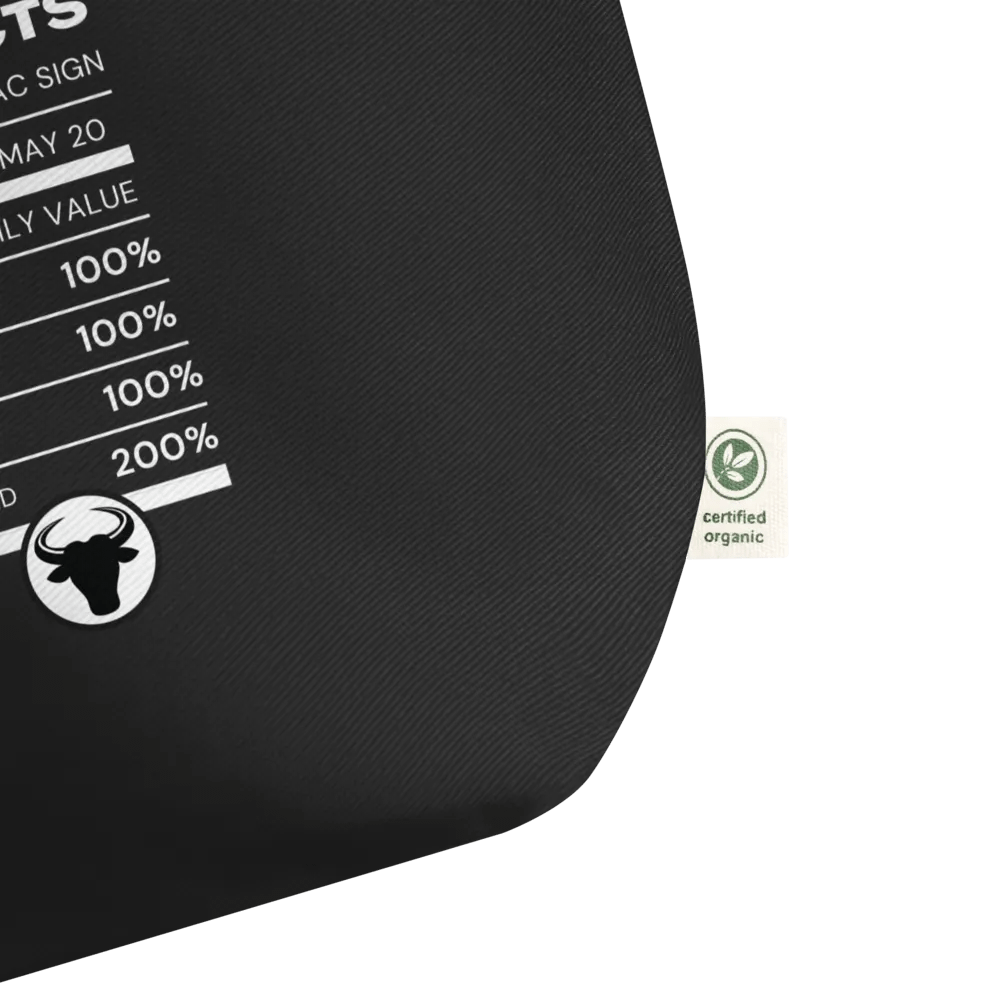 Taurus Nutrition Facts Tote product image (4)