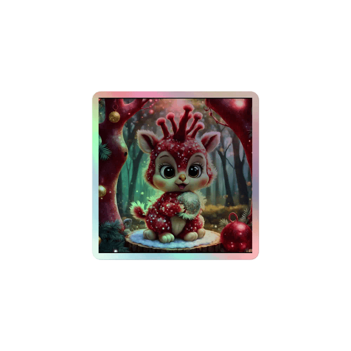 Enchanted Fawn Holographic Sticker Sheet product image (1)