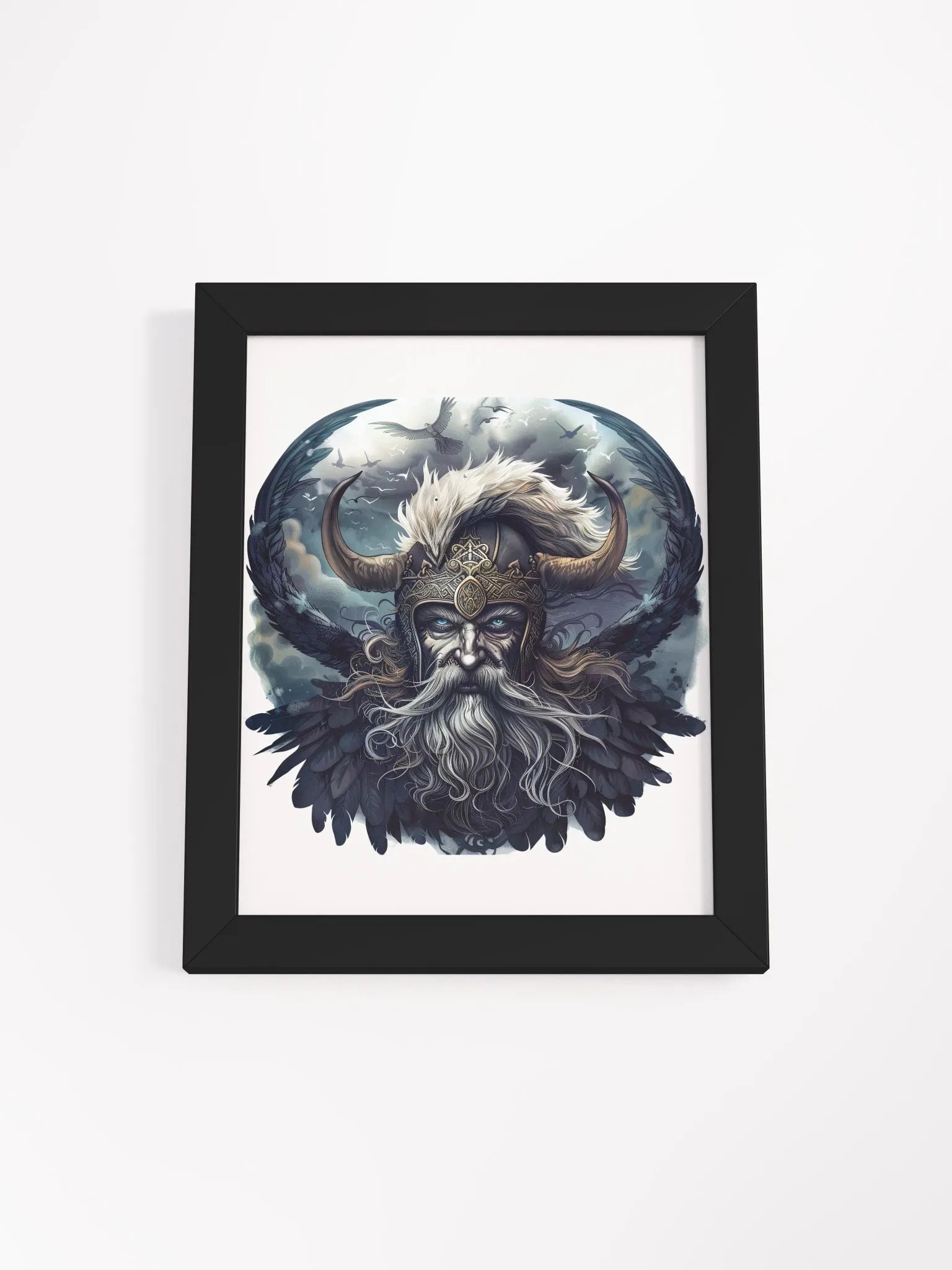 Odin - The Allfather of Norse Gods Framed High-Quality Matte Poster product image (2)