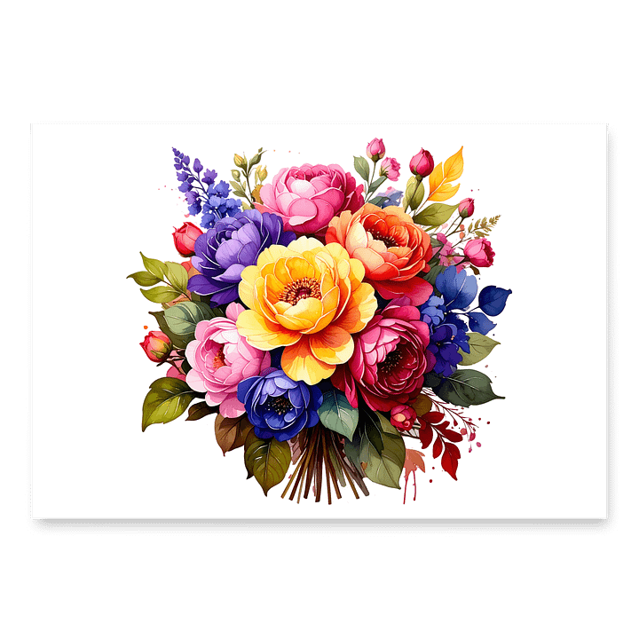 Columbia Road Market Vibrant Floral Wrapping Paper Set product image (1)