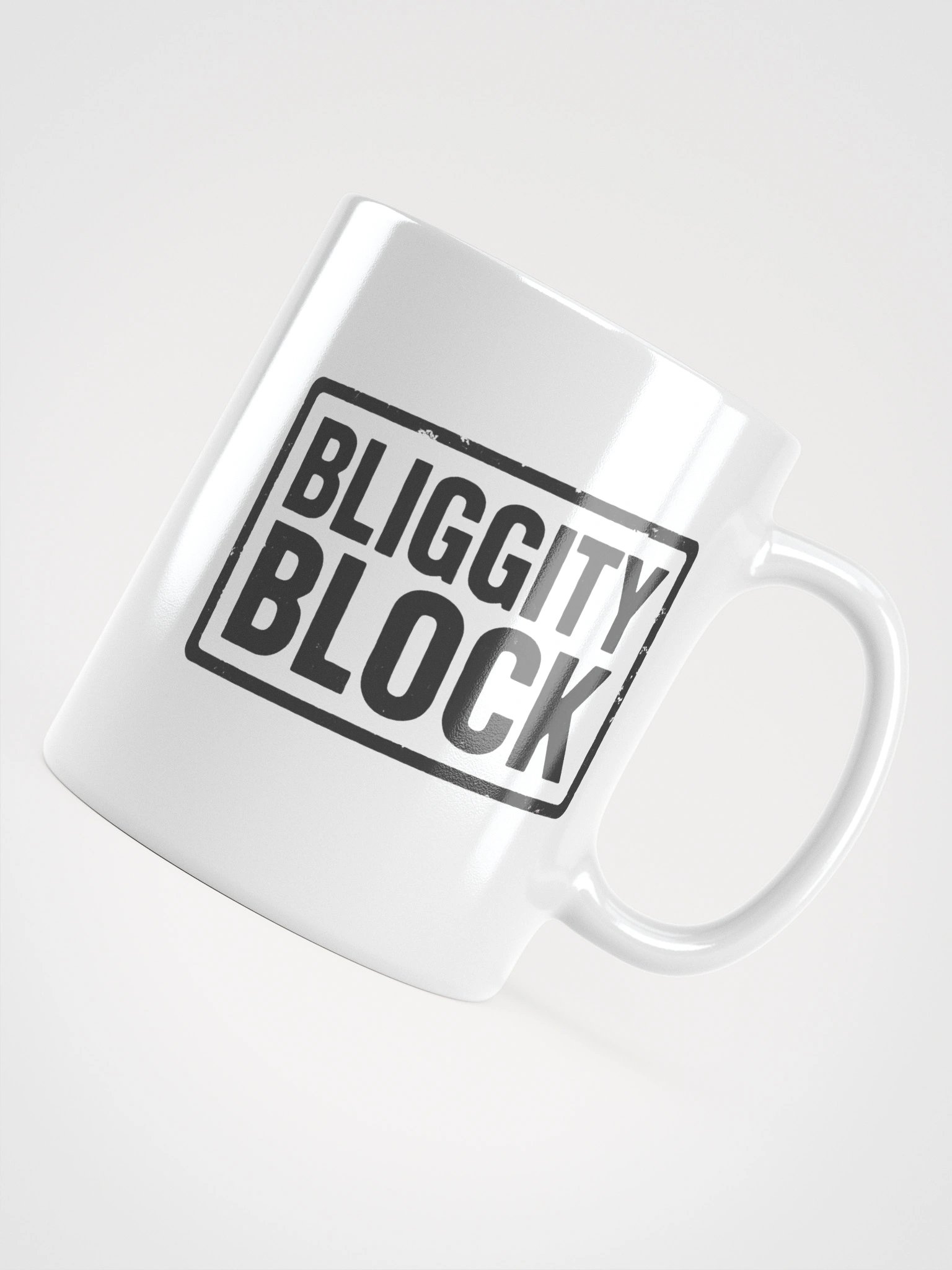 “Bliggity Block” Black Stamp Mug product image (10)
