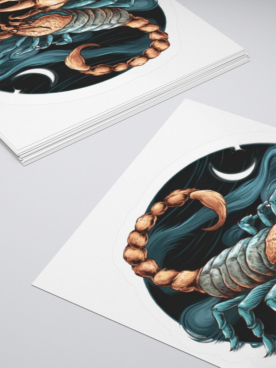 Scorpio Zodiac Sticker - Exclusive Celestial Design | TDS Music product image (11)