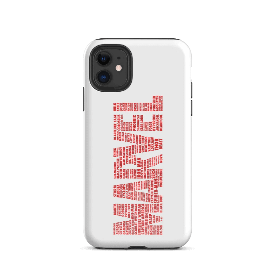 Marvel Names iPhone Case product image (47)