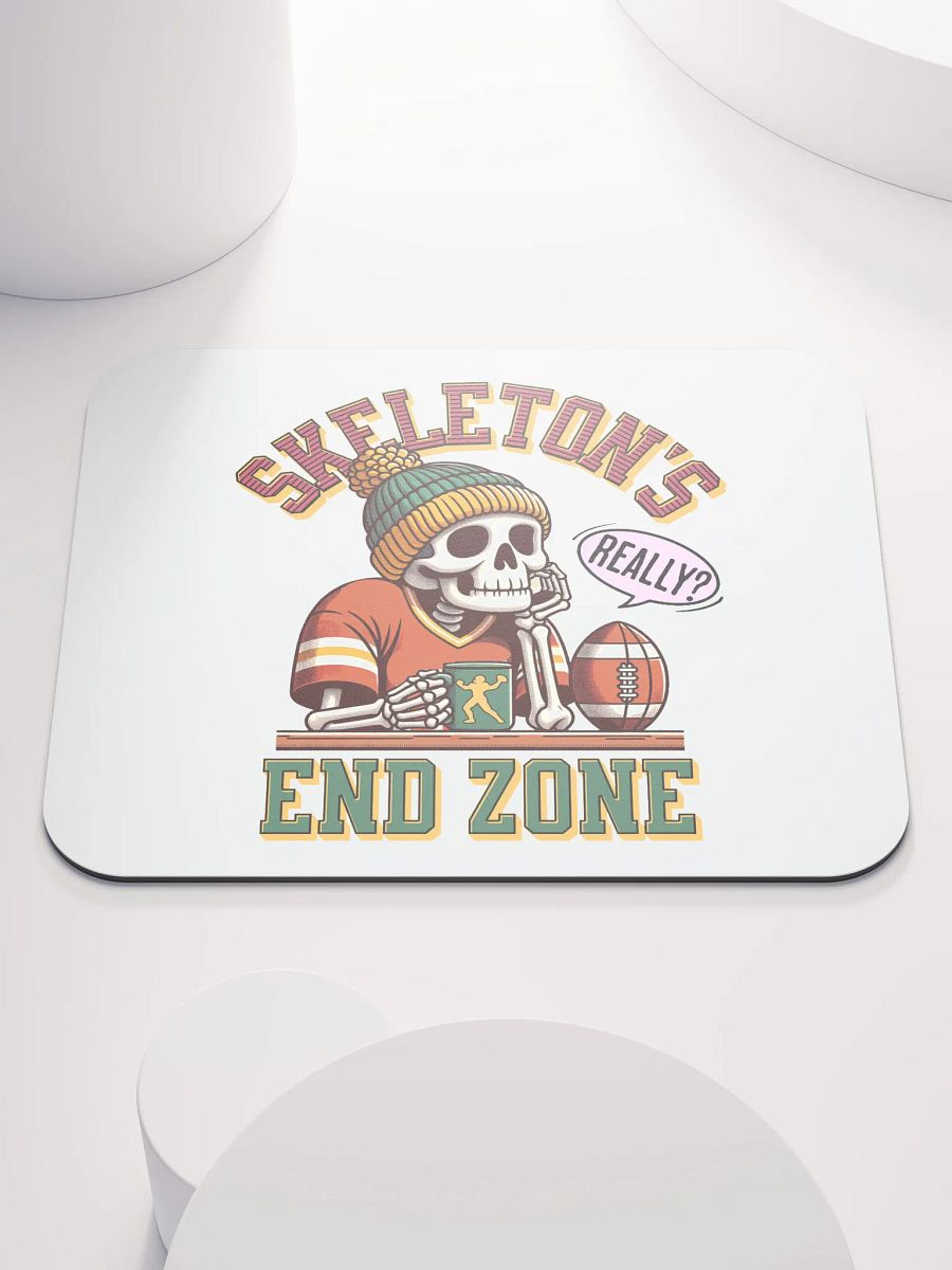 Skeletons End Zone Football Mouse Pad product image (2)