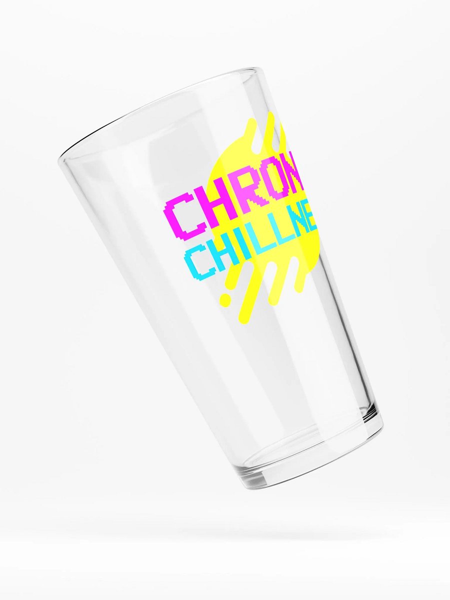 Chronic Chillness pint glass product image (4)