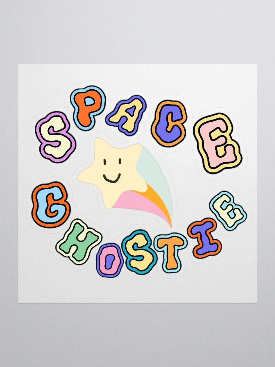 Space Ghostie Star Stickie product image (3)