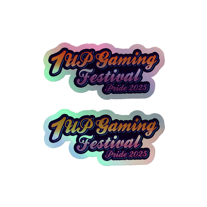 1UP Gaming Festival Lesbian Pride 2025 Stickers product image (2)