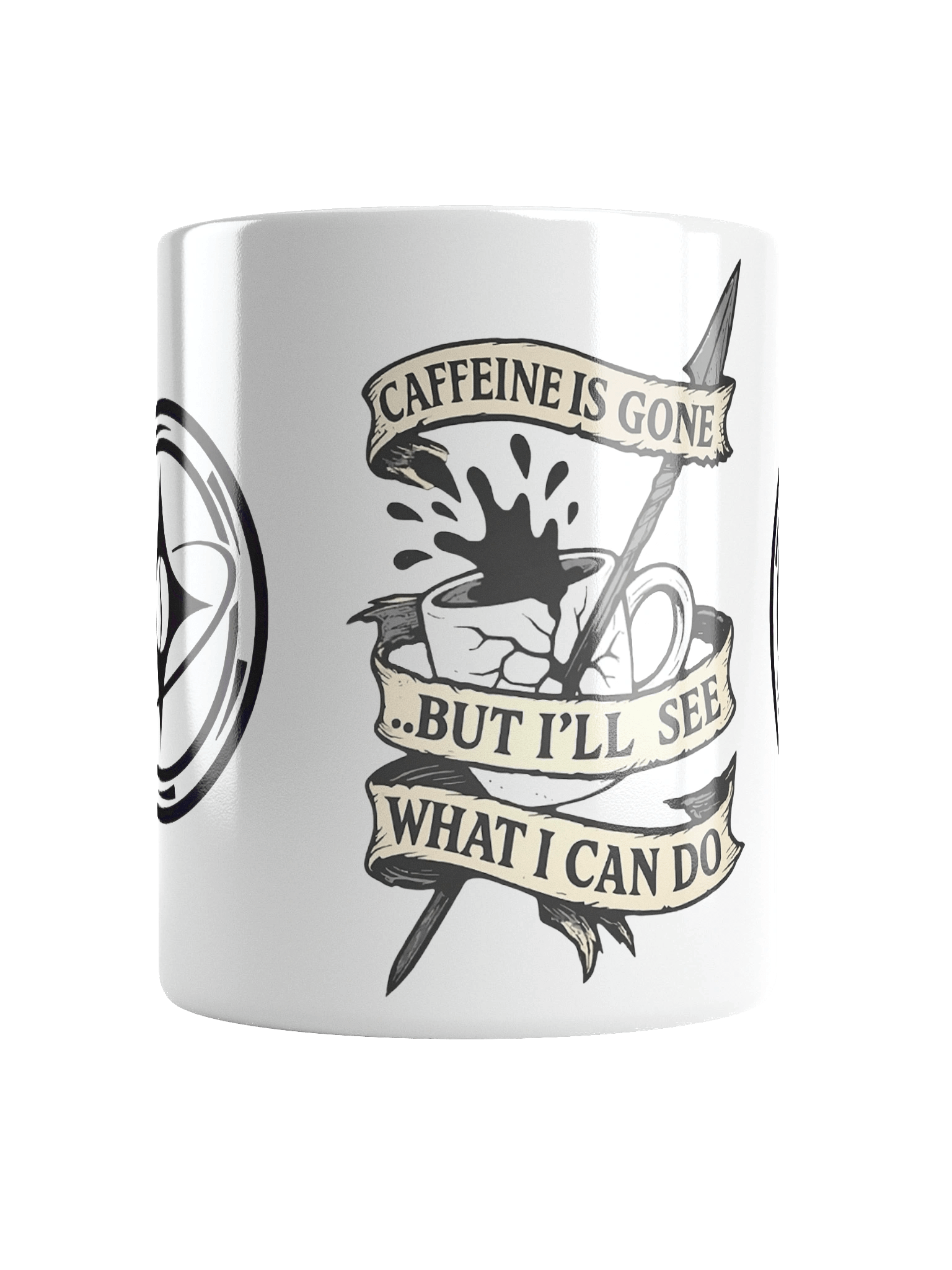 Caffeine is gone Mug... White product image (6)