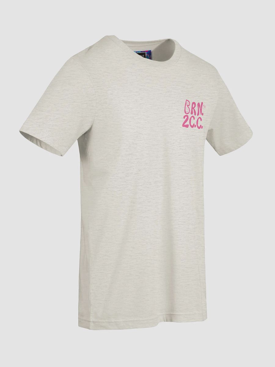 Women's | BOURNE to Cape Cod™ | Supersoft T-Shirt by Bella+Canvas | Brilliant Rose Pink Logo on Light Neutrals product image (75)