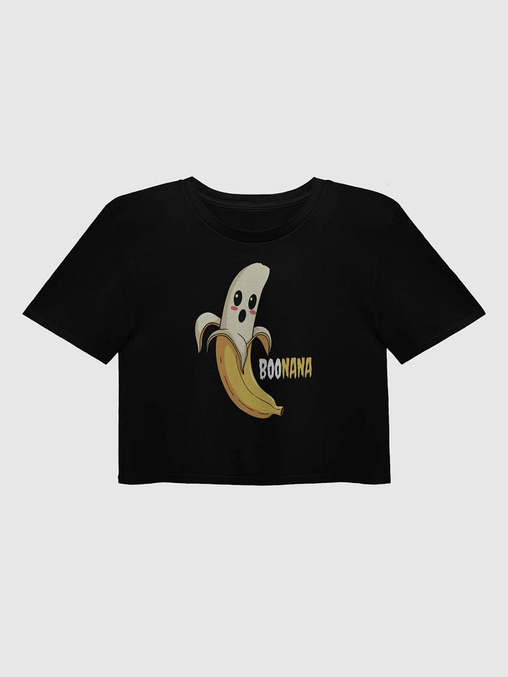 Ghost Banana Halloween Women's Crop Top product image (1)