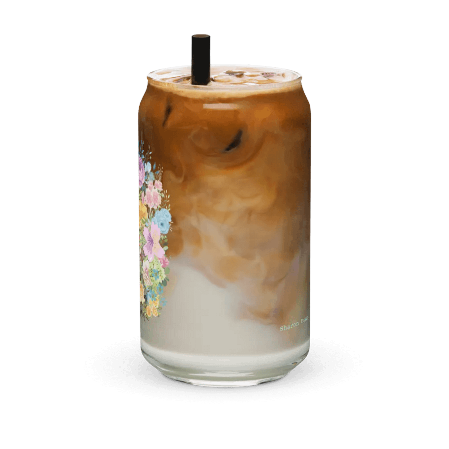 Floral Fusion Can-Shaped Glass product image (12)