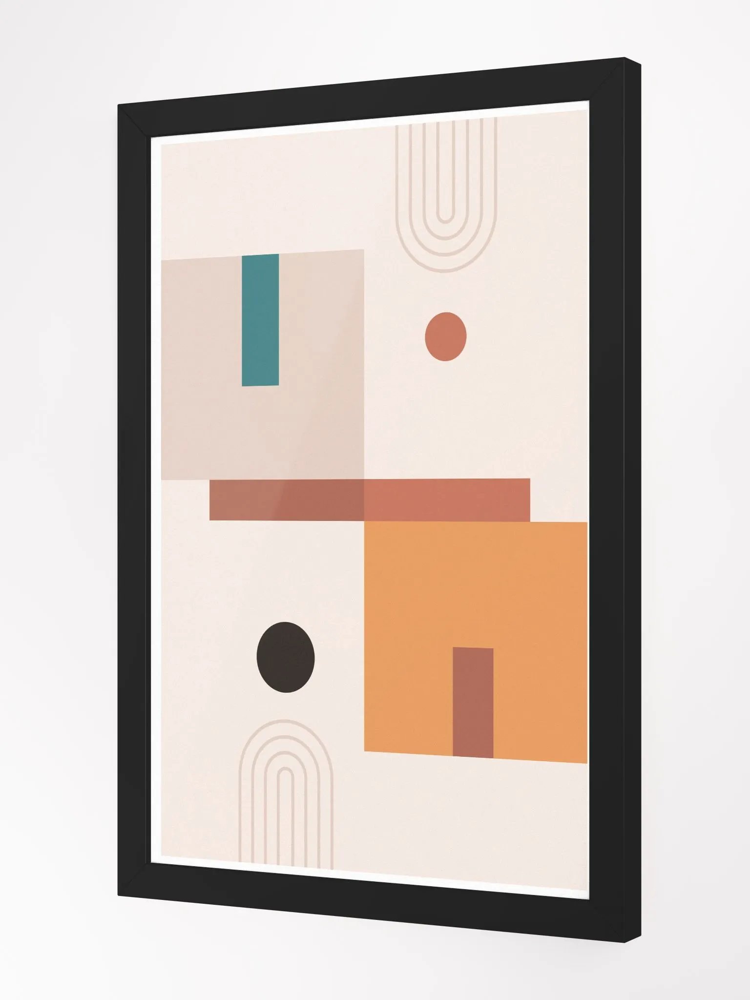 Vibrant Geometric Dreams Framed Poster product image (11)