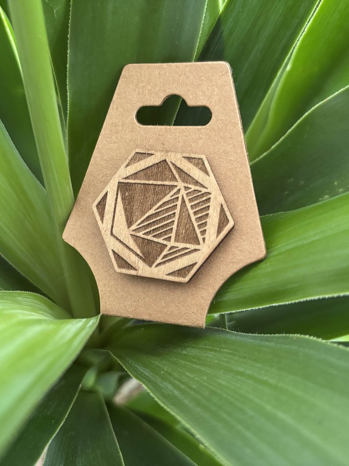 Wooden Prism Pin product image (1)