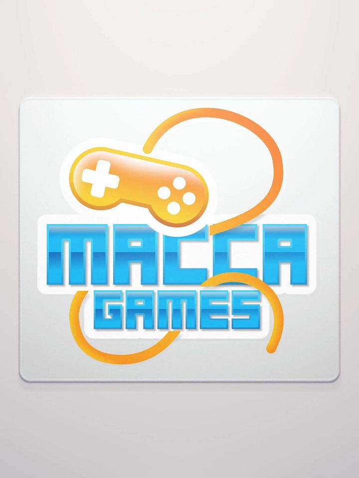 Maccagames mouse pad logo product image (2)