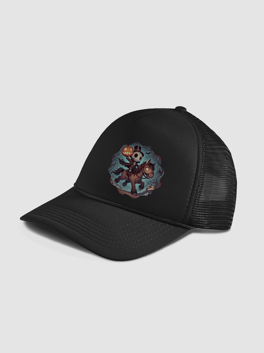 Chibi "Not So Headless" Horseman Emblem Ball Cap – Legendary Fun product image (4)