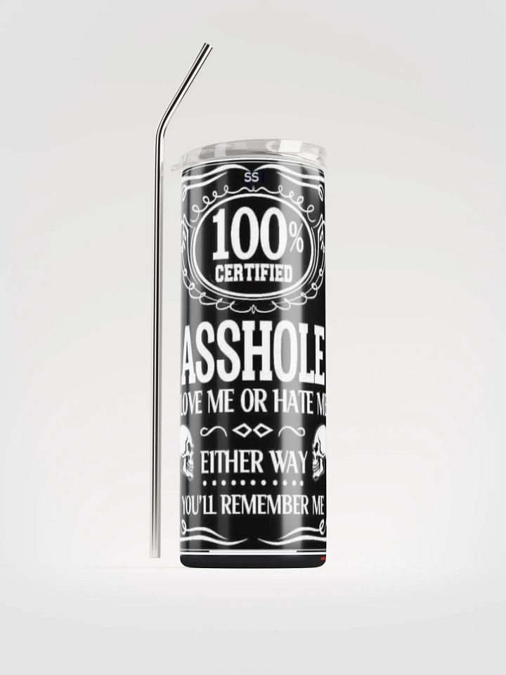 Certified Asshole Stainless Steel Tumbler product image (1)