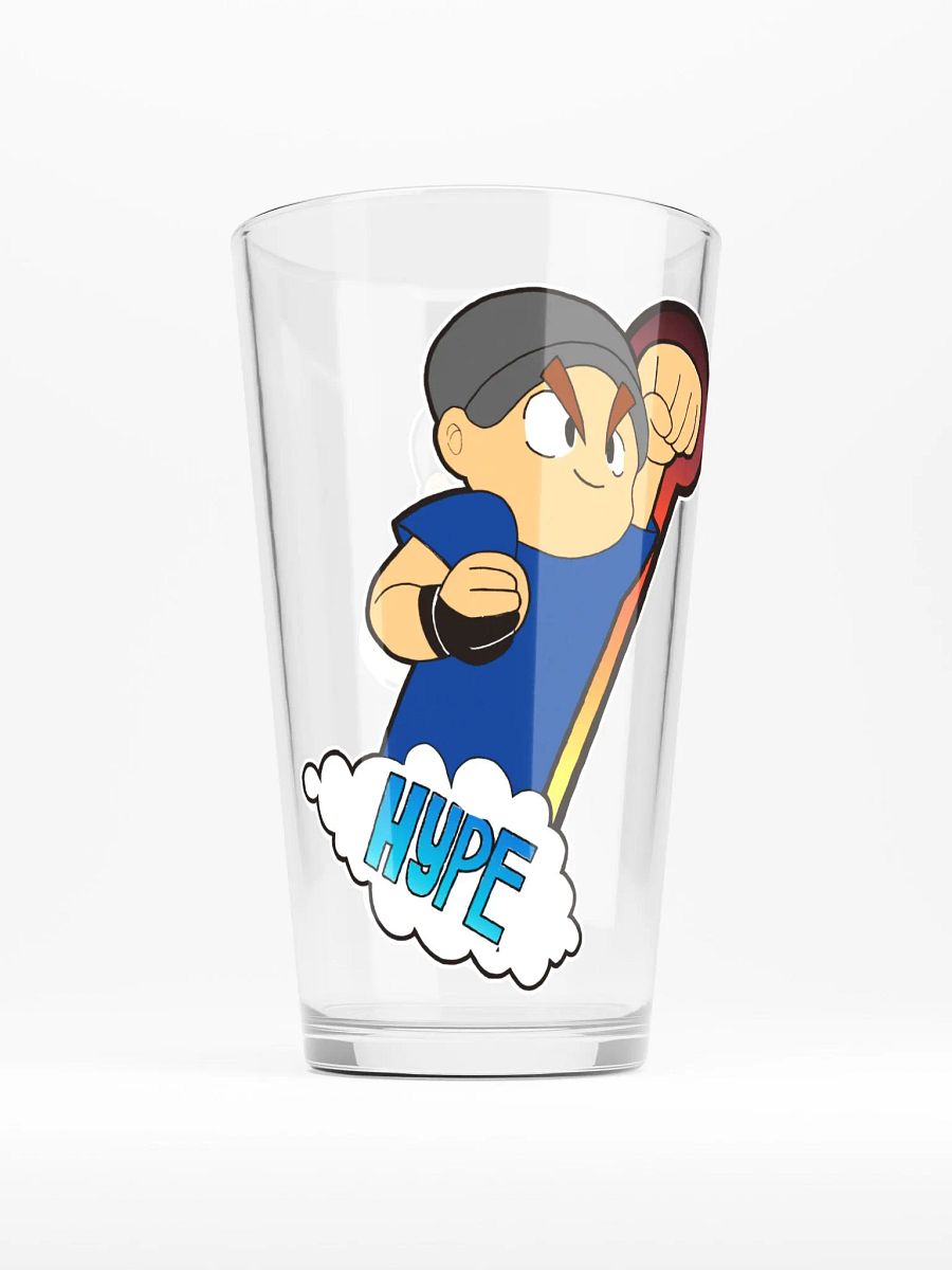 Hype it up Pint glass product image (1)