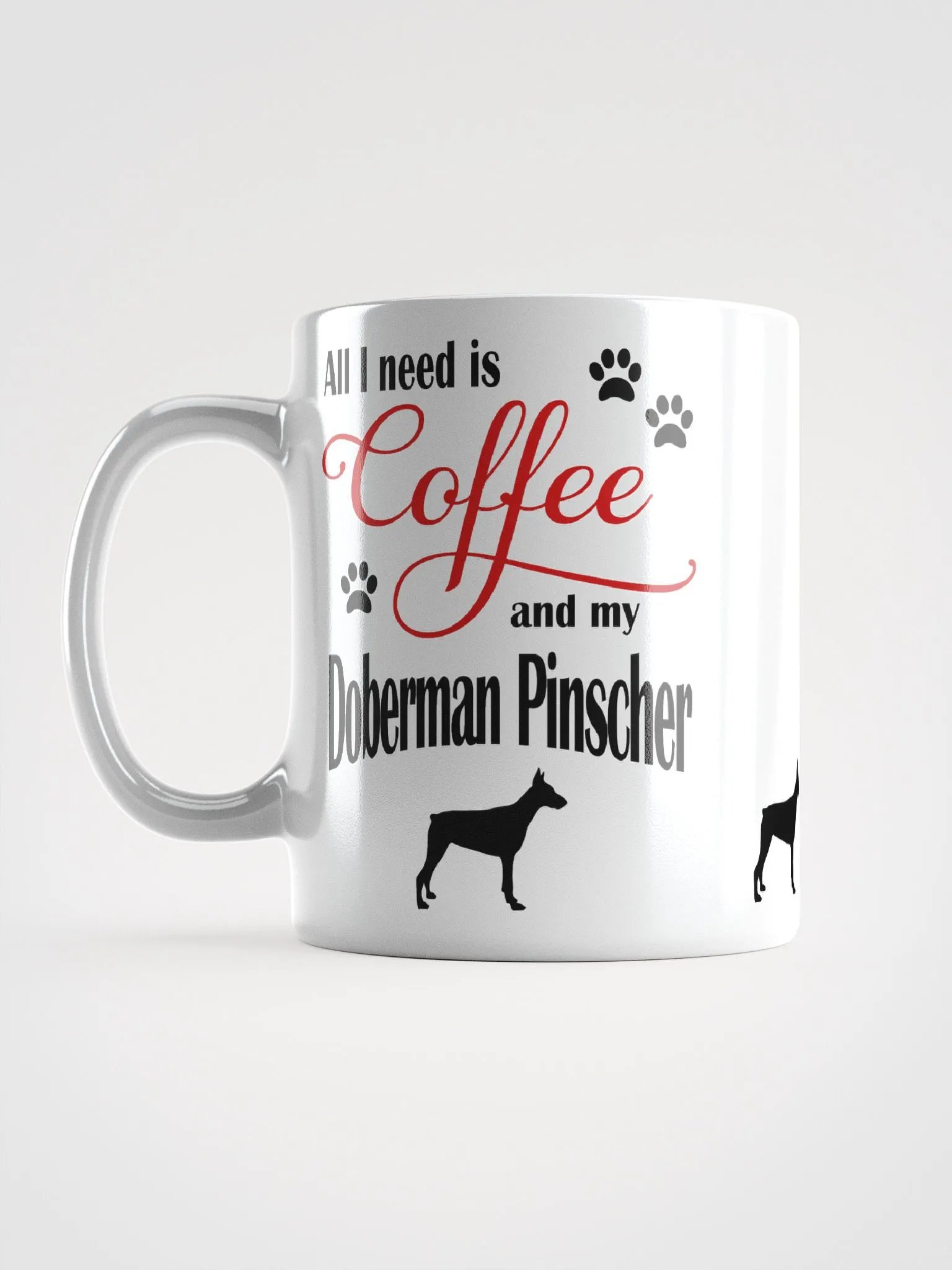 Coffee and my Doberman Pinscher Mug product image (6)