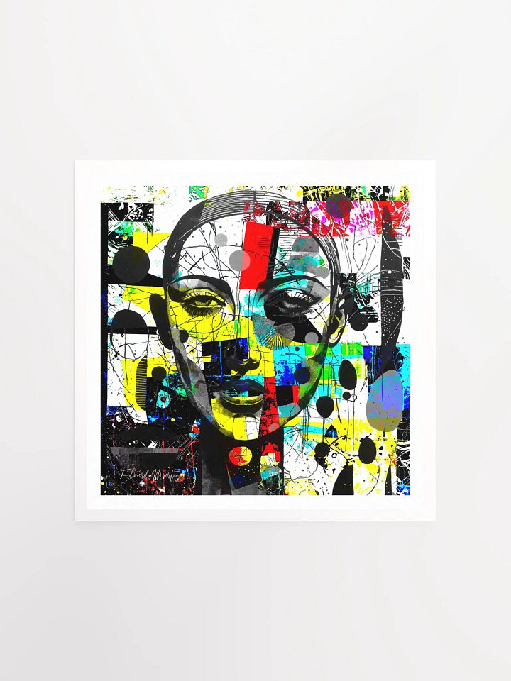 Abstract Geometric Portrait Poster product image (2)