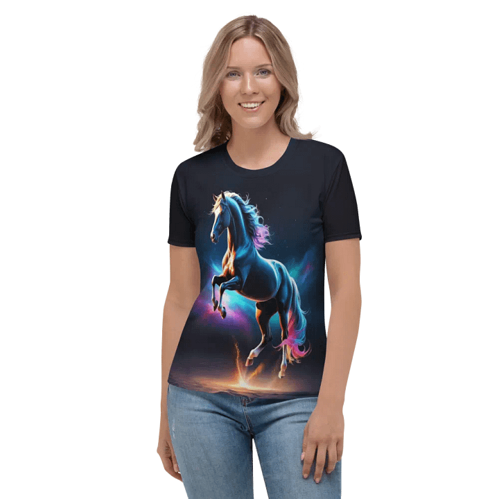 Colorful Horse All Over Print T-shirt product image (2)