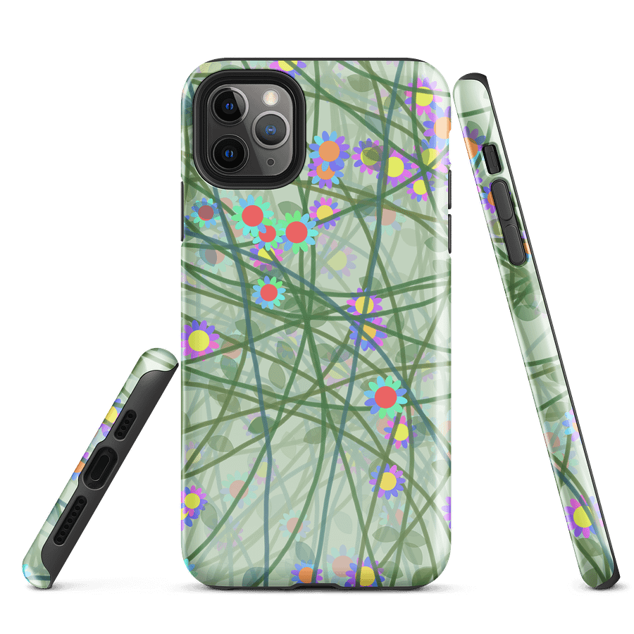 Floral Swirls iPhone® Tough Case product image (3)