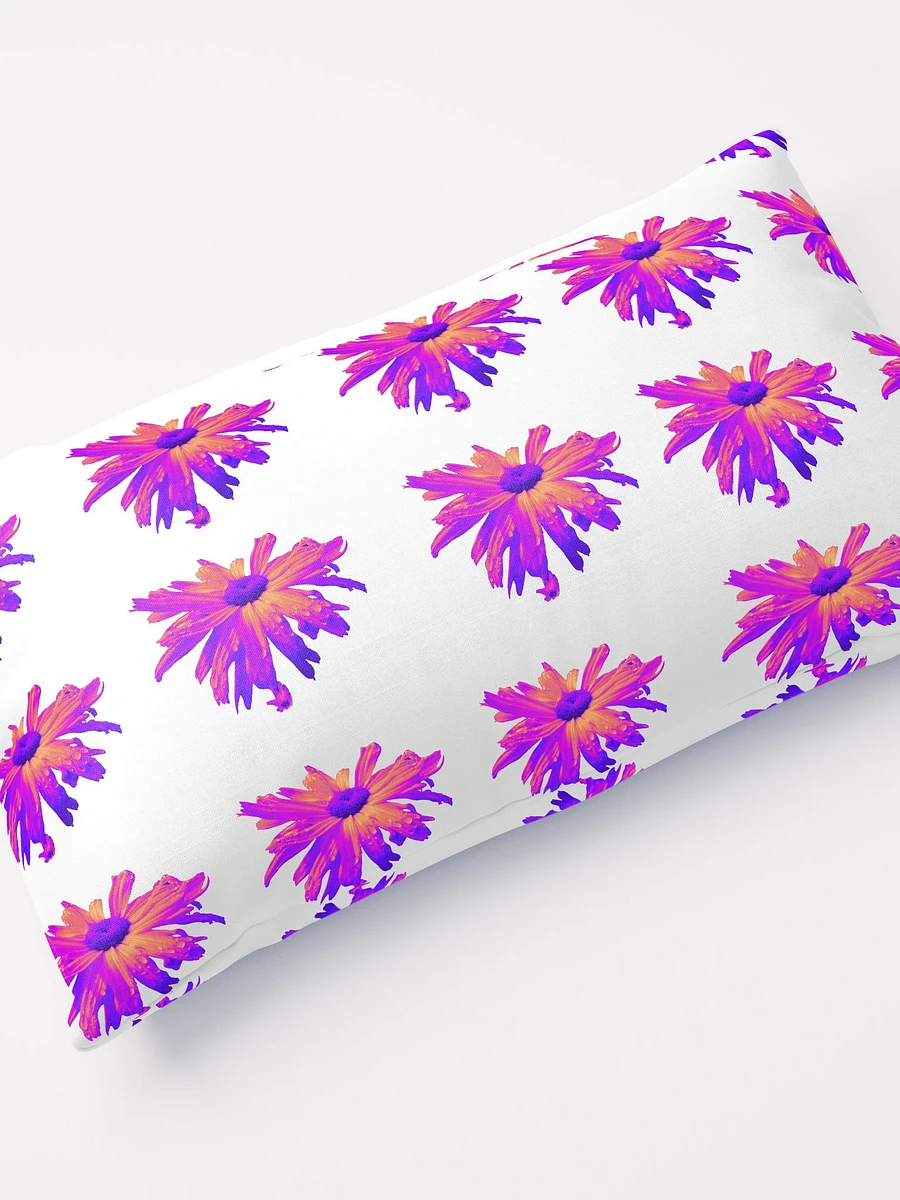 Abstract Pink Floating Daisy Flower Repeating Pattern Design Throw Pillow product image (5)