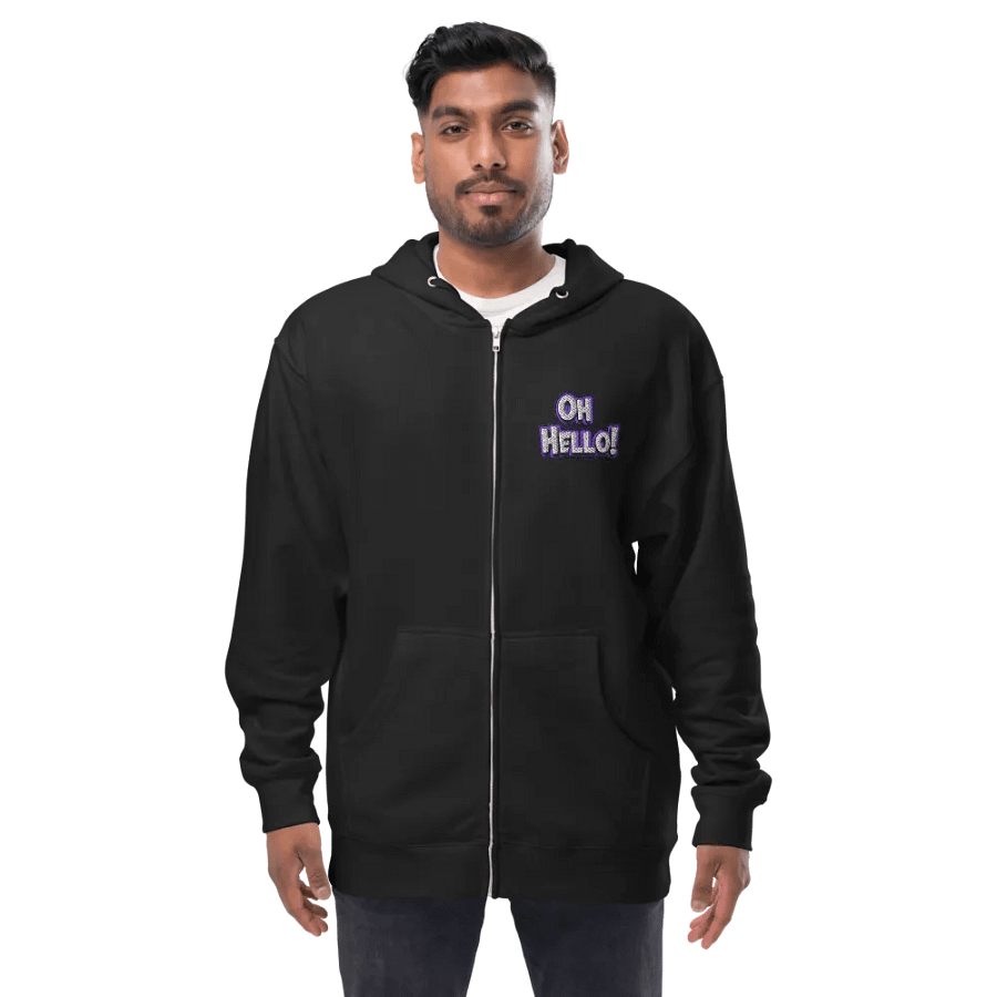 Hello! Zip-Up Hoodie product image (7)