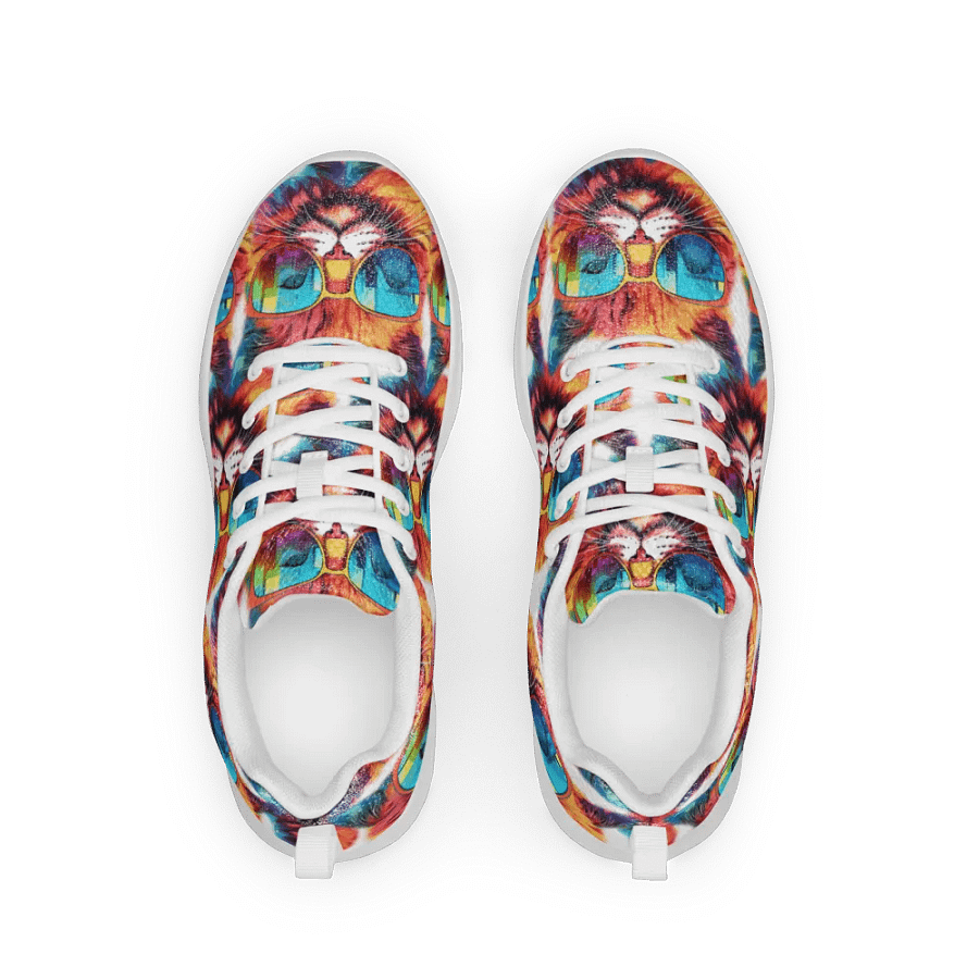Psychedelic Cat Canvas Women's Shoes product image (6)
