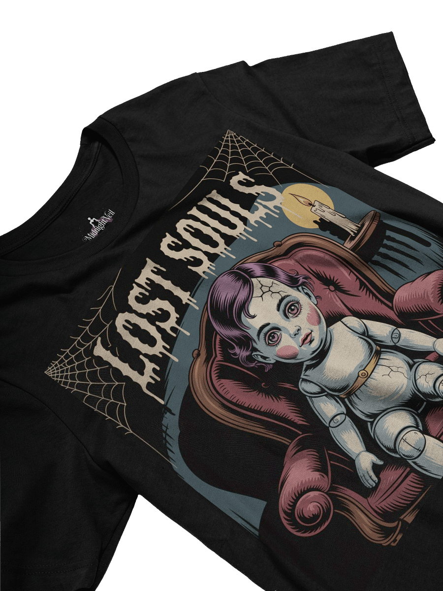 Lost Souls Unisex Supersoft T-Shirt by Midnight Veil Designs - Gothic Black, Red & More product image (3)