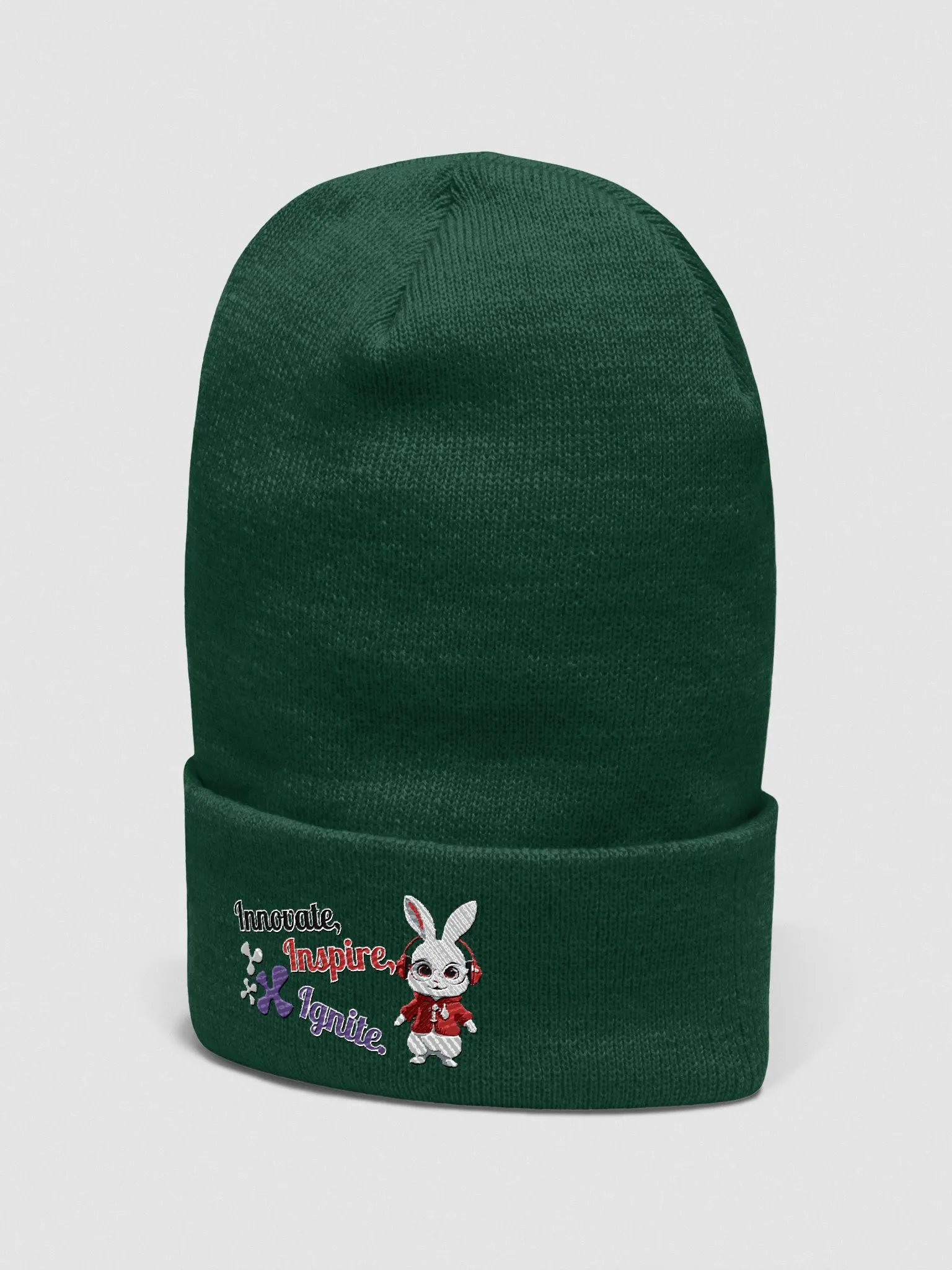 Innovate, inspire, Ignite._Yupoong Cuffed Beanie product image (33)