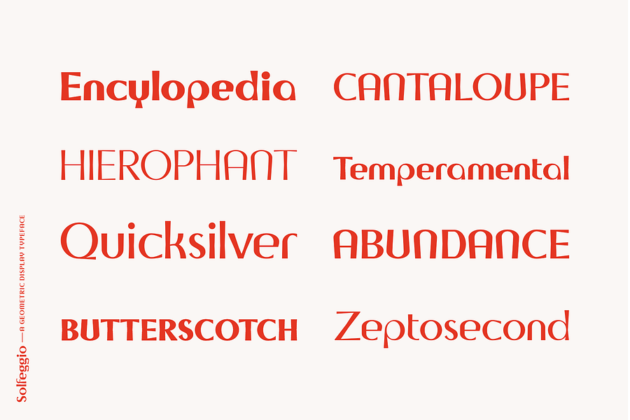 Solfeggio | A Geometric Display Typeface product image (5)