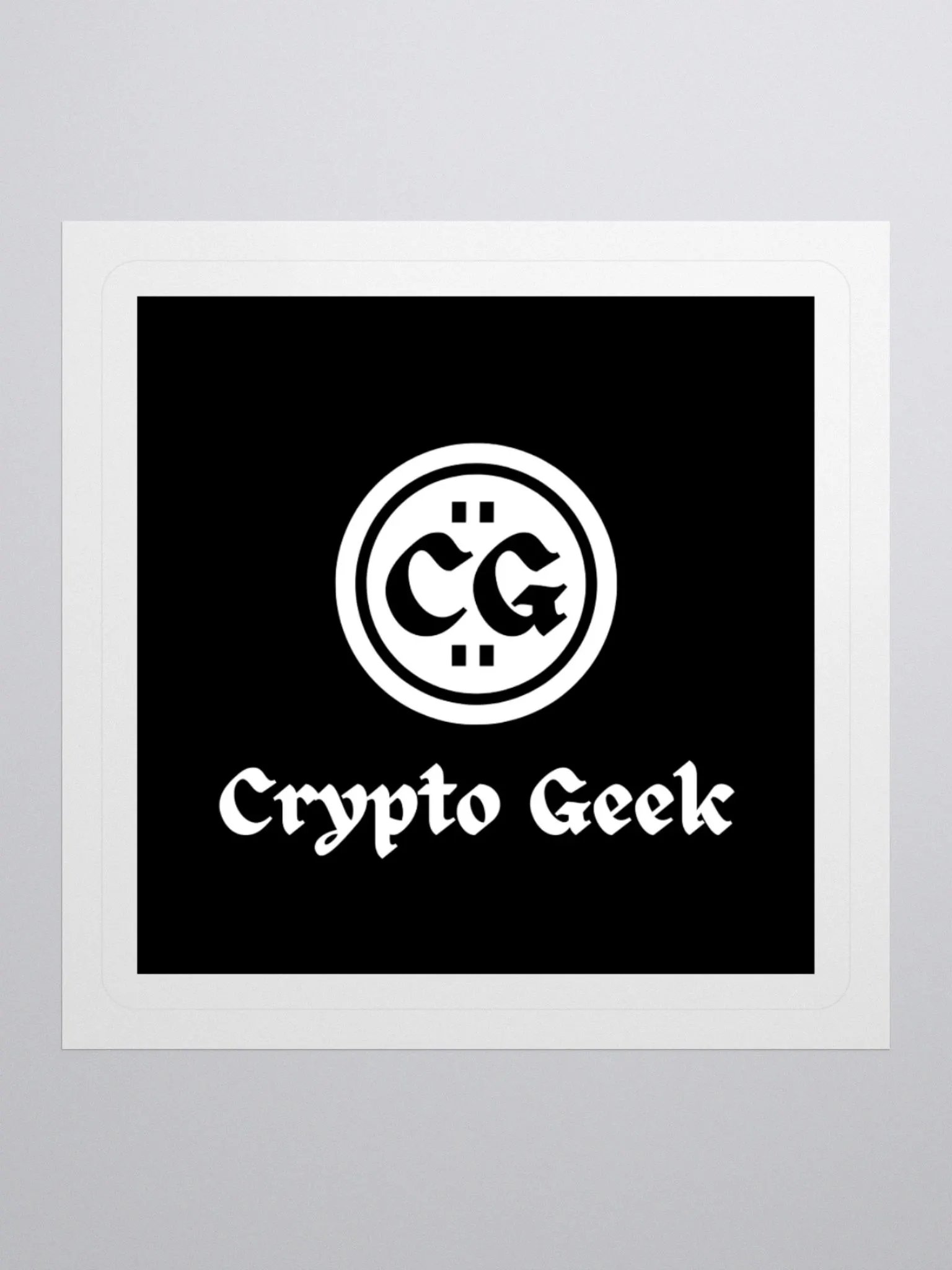 Crypto Geek Sticker product image (3)