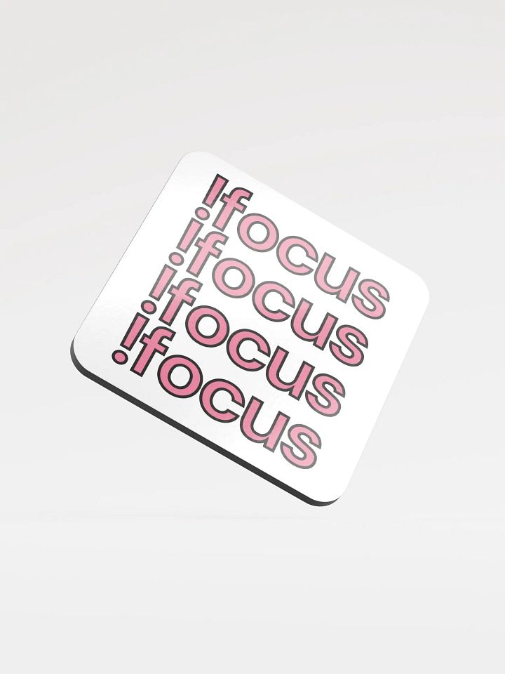 !focus - Gloss Cork Coaster product image (1)