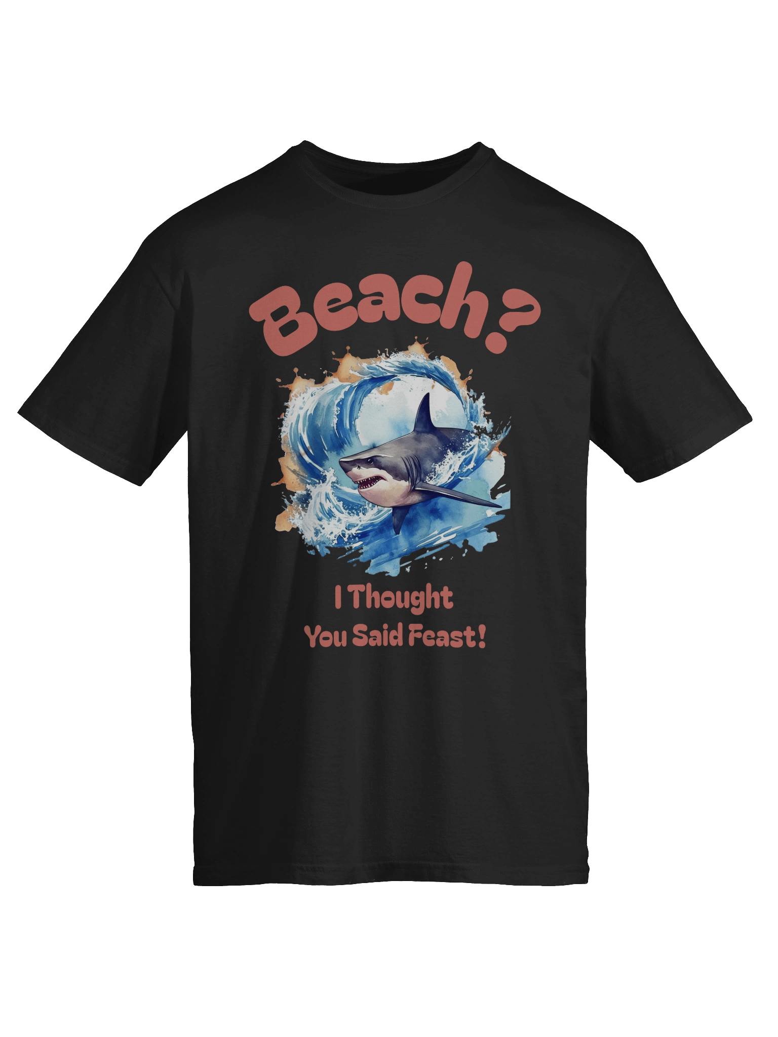 Beach? Shark Wave T-Shirt product image (22)