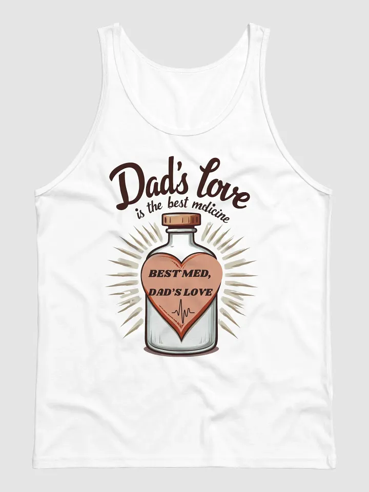 Dad's Love Heartbeat Tank product image (1)