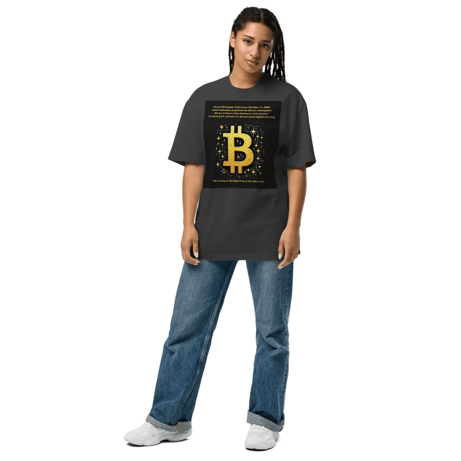 Bitcoin Whitepaper Commemorative T-Shirt product image (7)