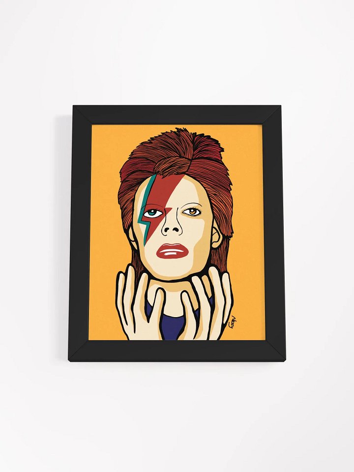 ICON SERIES - Bowie (Framed Matte Print) product image (1)