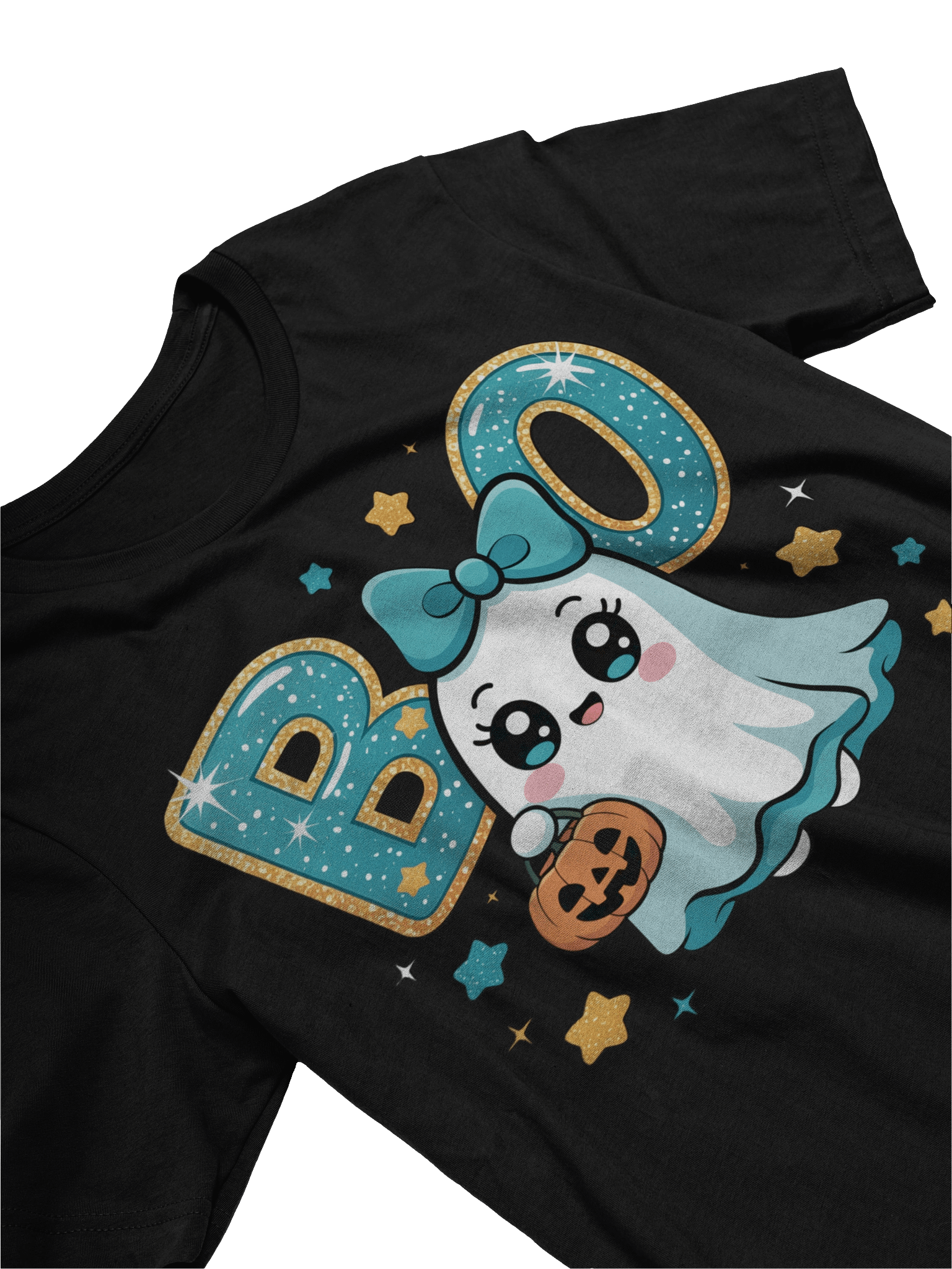 Turquoise Ghost Boo T-Shirt product image (3)