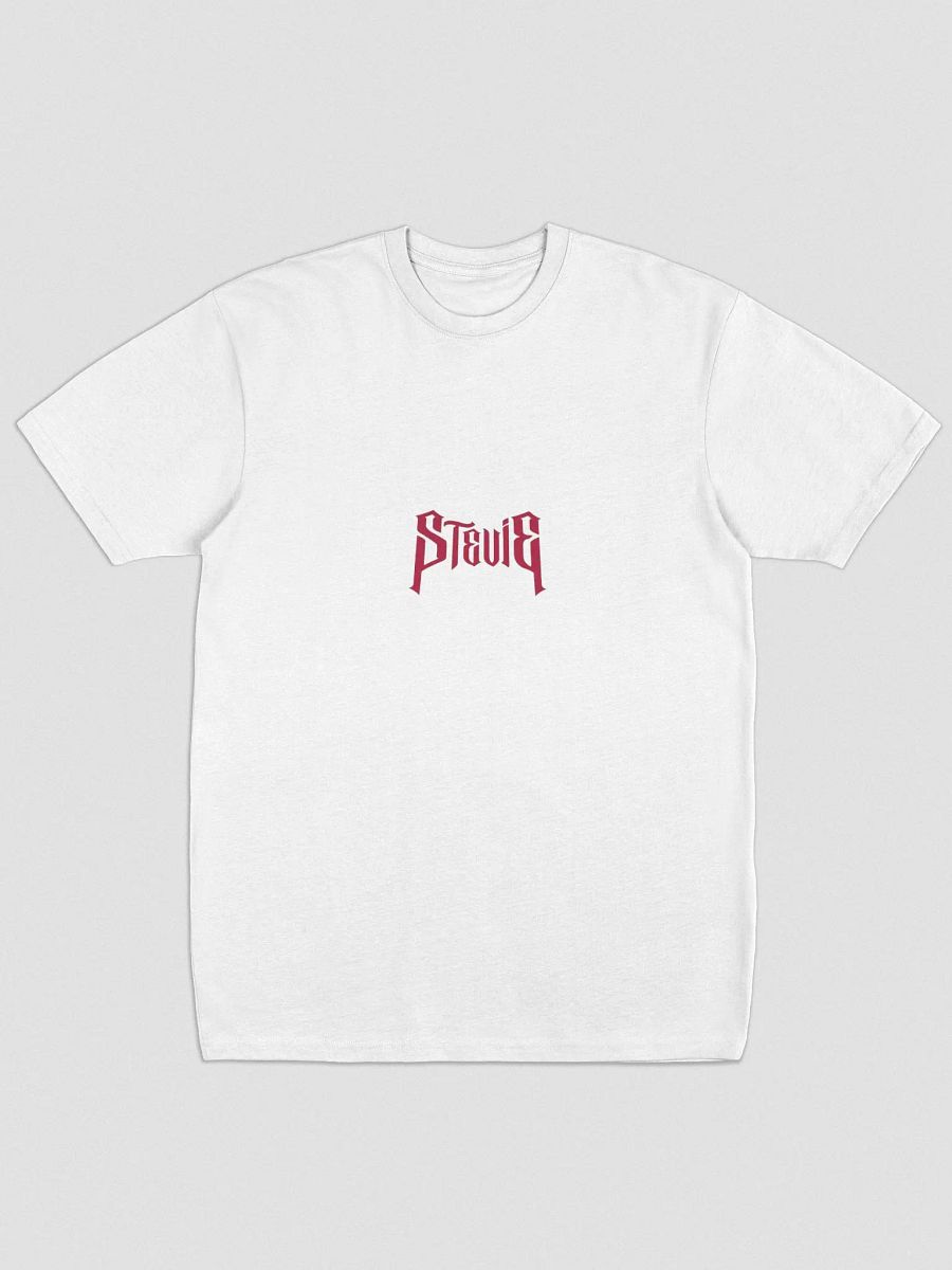 Premium Tee Stevie FKN Life (White/red) product image (1)