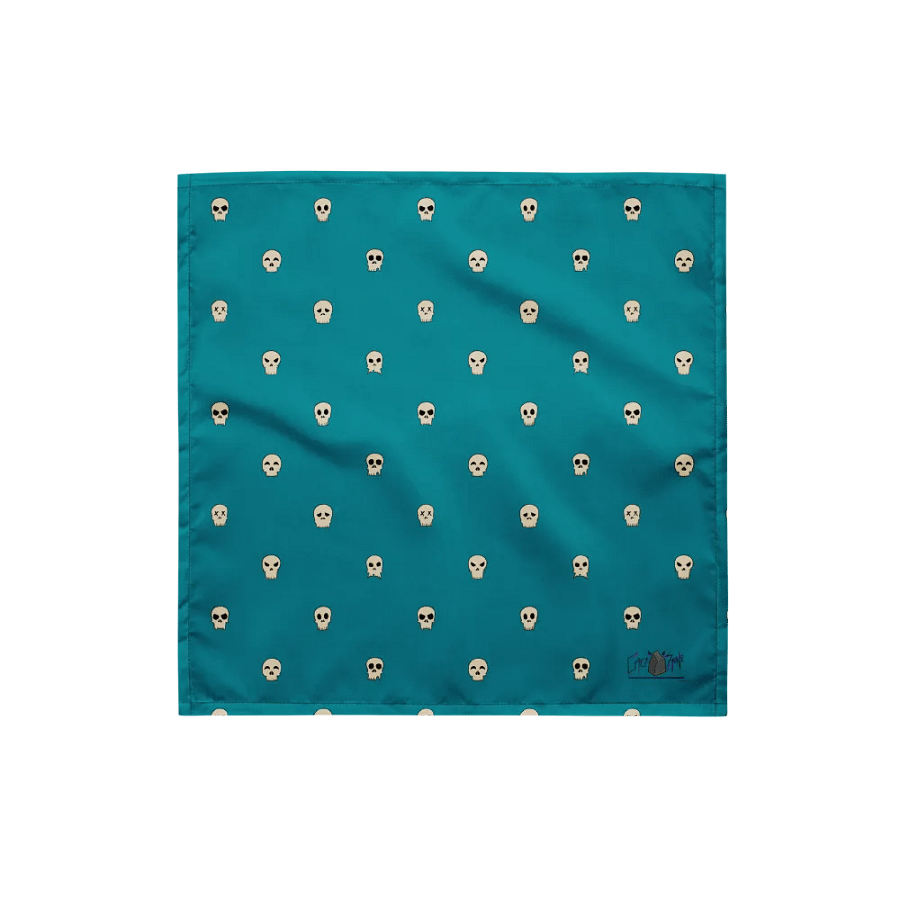 Skully Bandana (blue-green) product image (1)